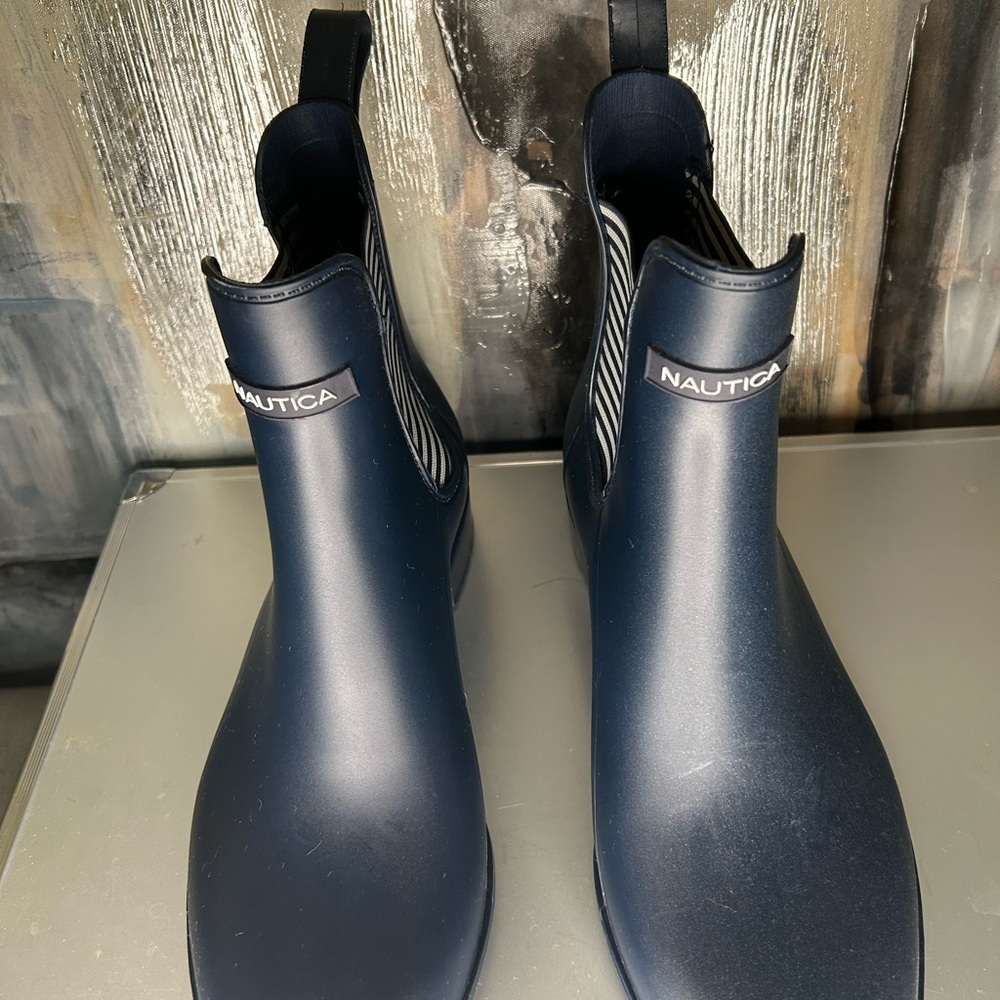 Nautica Navy Blue Rain Boots